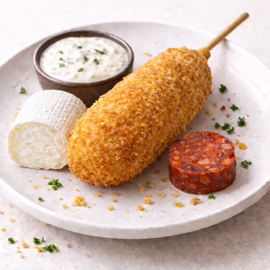 Corn Chorizo Chèvre