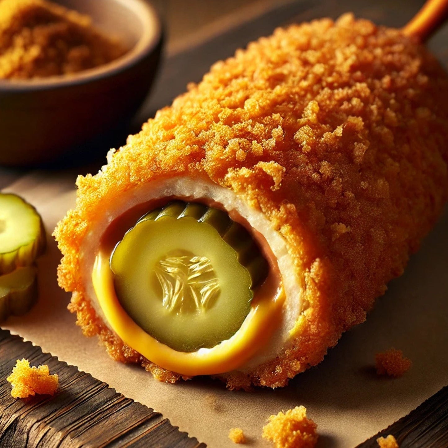 Corn Cornichon Fromage